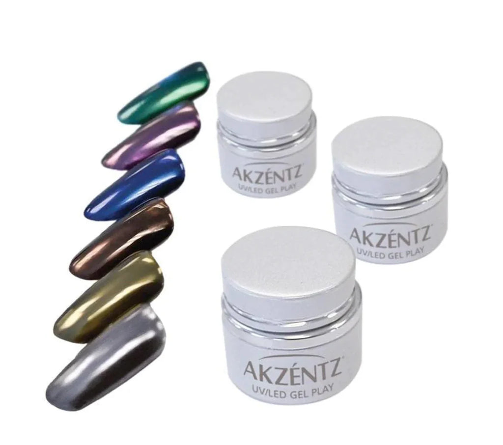 Gel Play Pearlescent Powder Set