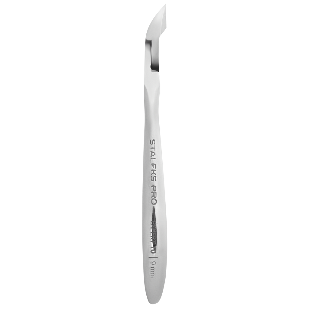 STALEKS PRO Expert Cuticle Nippers, model NE-10-9 (9mm edge)