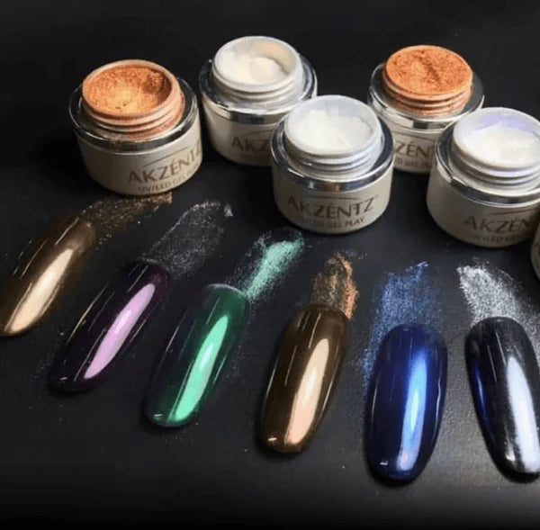 Gel Play Pearlescent Powder Set