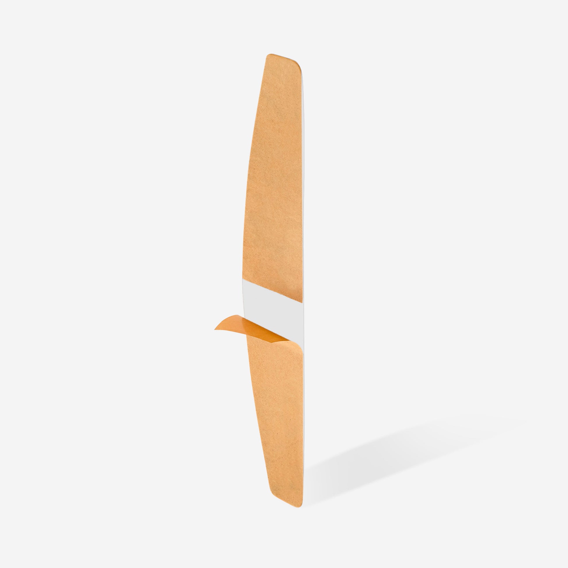 Disposable white files for crescent nail file on a soft foam layer EXPERT 40 150 grit (30 pcs)